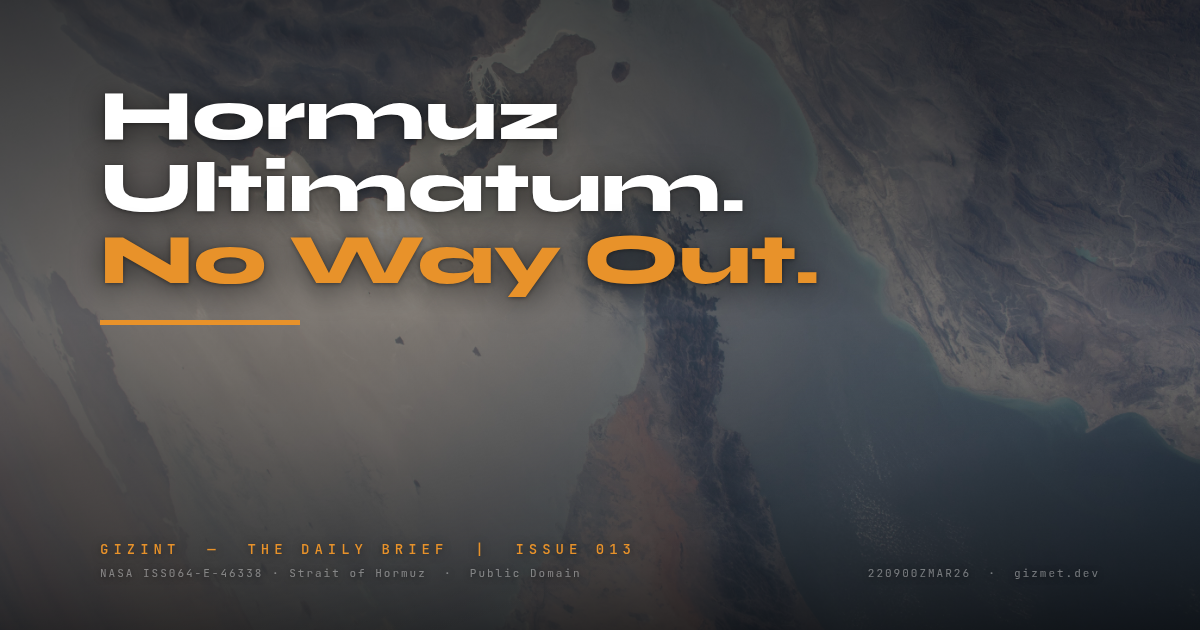 GIZINT Daily Brief Issue 013