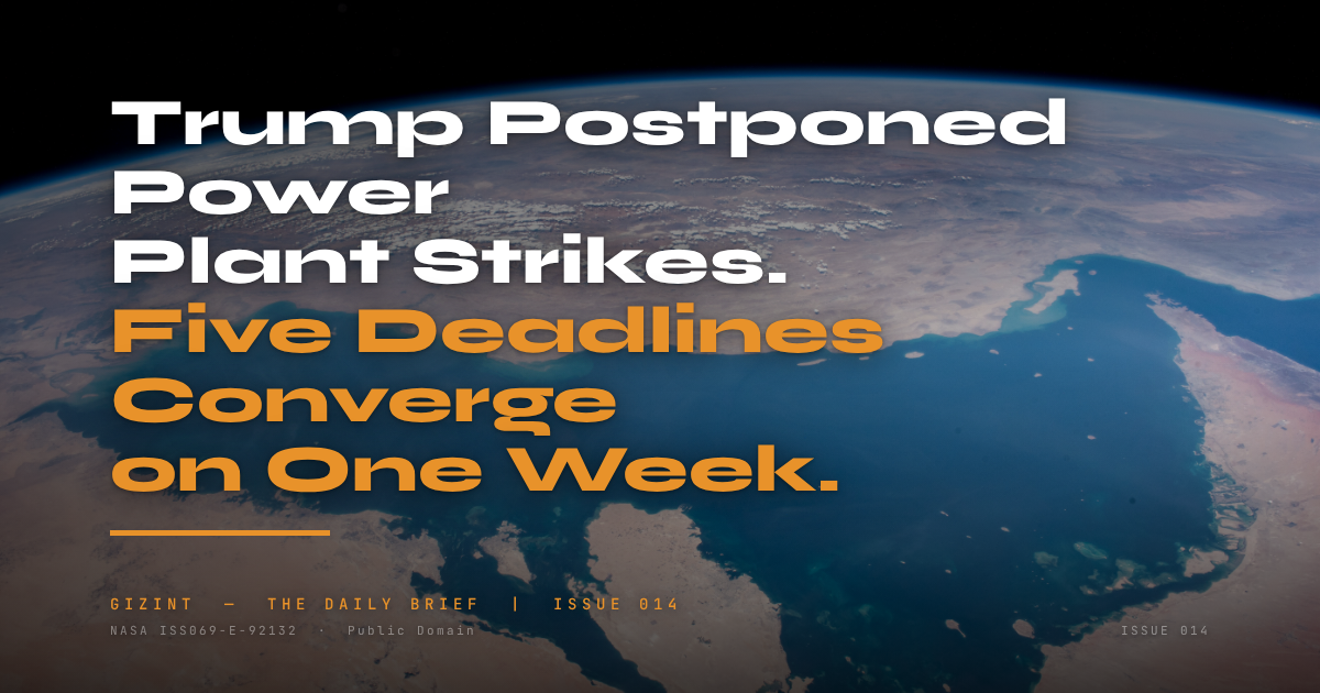 GIZINT — The Daily Brief | Issue 014