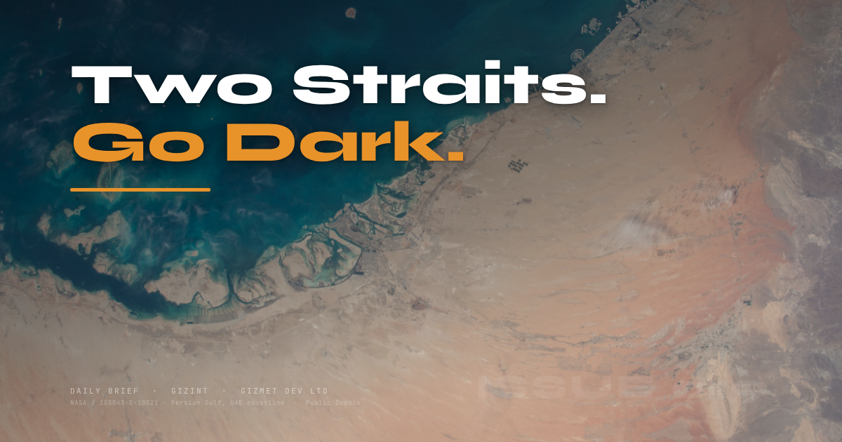 GIZINT — The Daily Brief | Issue 019