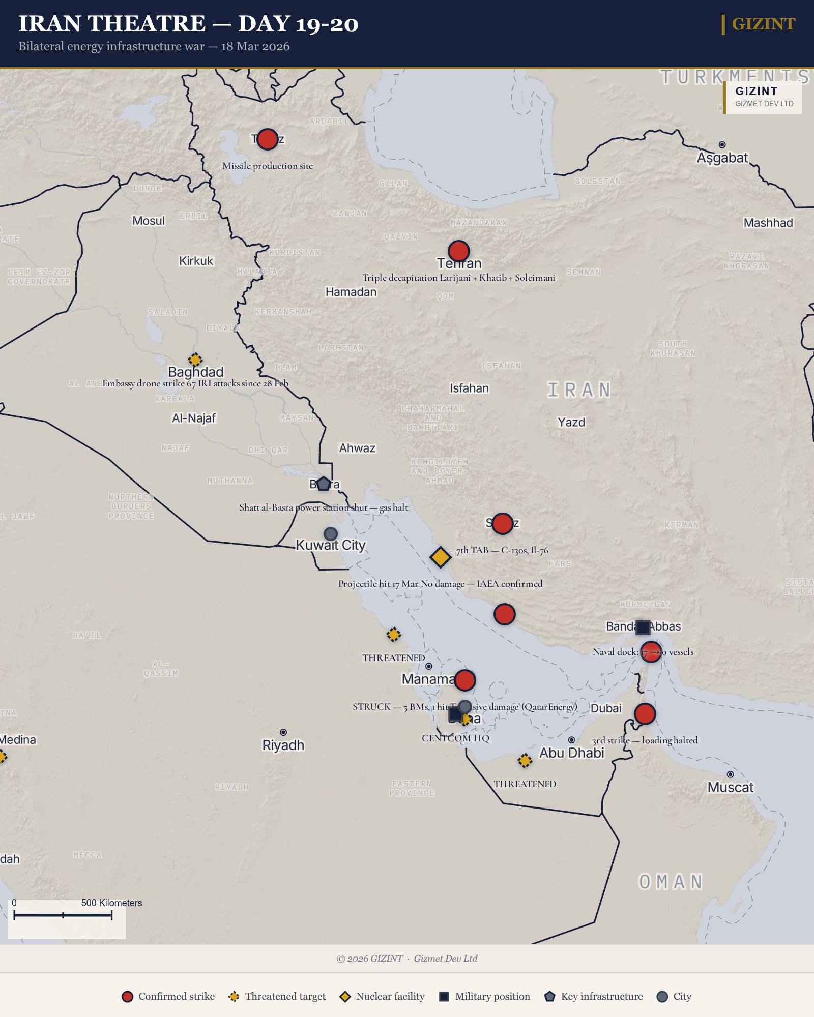 Iran theatre map — Issue 009