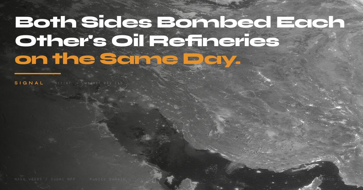 Both Sides Bombed Each Other's Oil Refineries on the Same Day — and Nobody Has a Plan for What Comes Next