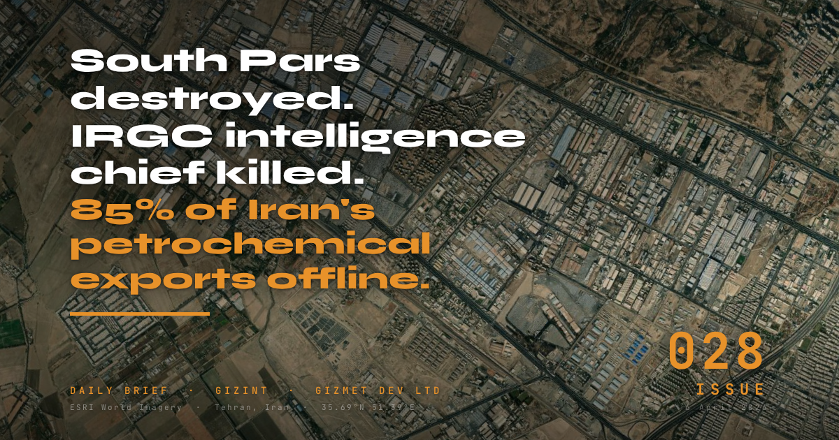 GIZINT — The Daily Brief | Issue 028