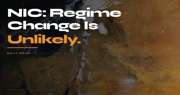 GIZINT Daily Brief Issue 004 — NASA satellite imagery, public domain